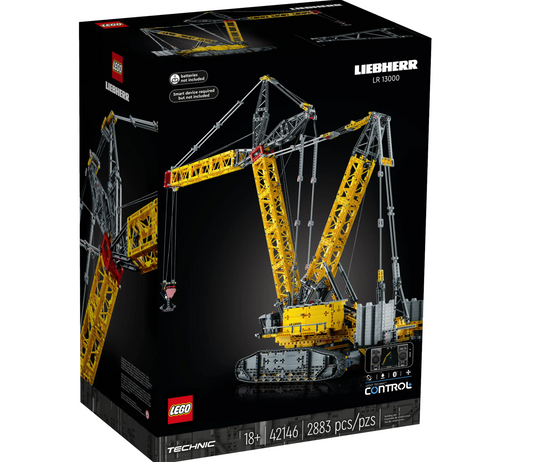 LEGO Liebherr Crawler Crane LR 13000 42146 | STEM Education | Spatial Engineering & Mechanics | Dexterity Therapy | Special Parts Kit | K12 Education