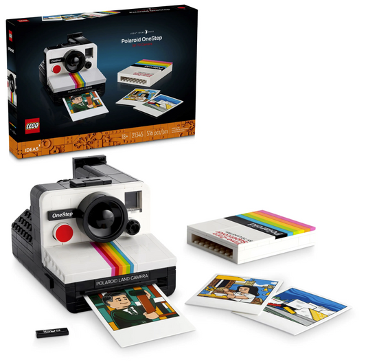 LEGO Polaroid OneStep SX-70 Camera 21345 | STEM Education | Spatial Engineering | Dexterity Therapy | Special Parts Kit | K12 Education