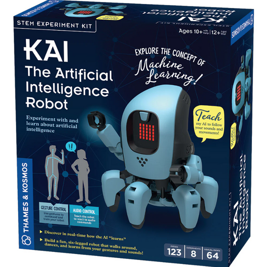 KAI: The Artificial Intelligence Robot | Ages 10+ | 123 Pieces | STEM Kit
