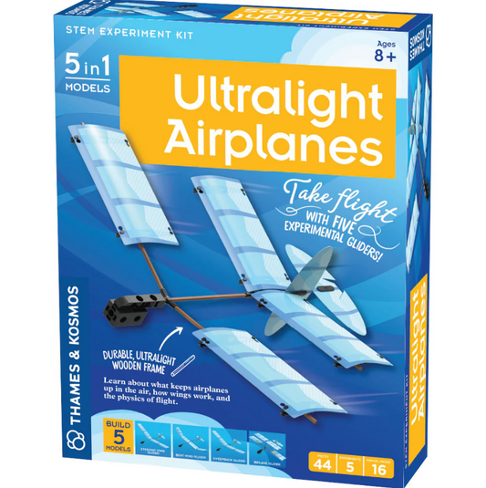 Ultralight Airplanes | Ages 8+ | 44 Pieces | STEM Experiment Kit