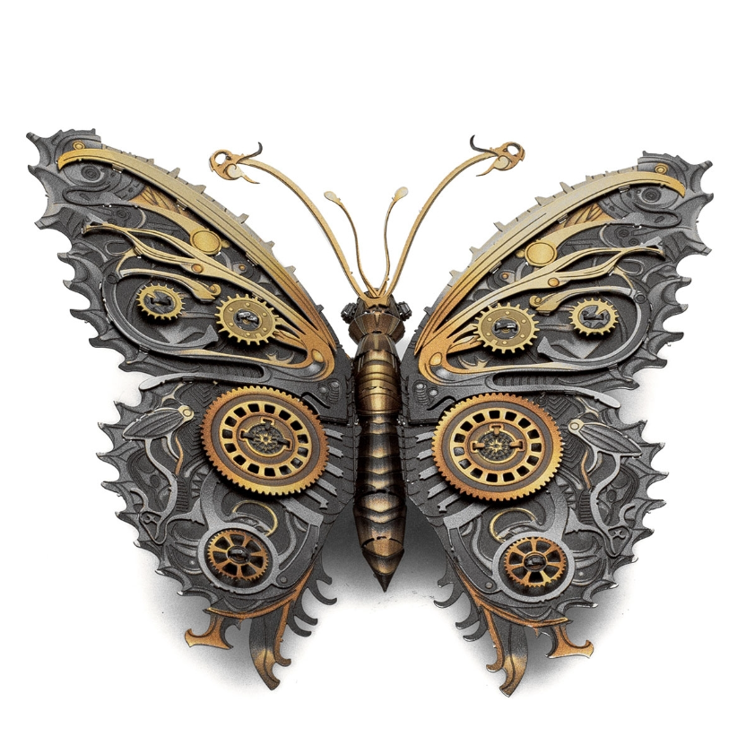 Metal Earth 3D Puzzle | Steampunk Butterfly