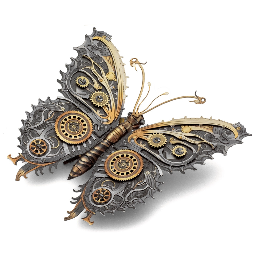 Metal Earth 3D Puzzle | Steampunk Butterfly