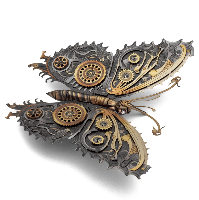 Metal Earth 3D Puzzle | Steampunk Butterfly