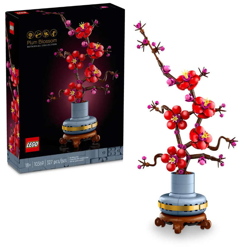 LEGO Plum Blossom 10369 | Botanical | 327 Pieces | Ages 18+ | K12 Education | STEM Kit