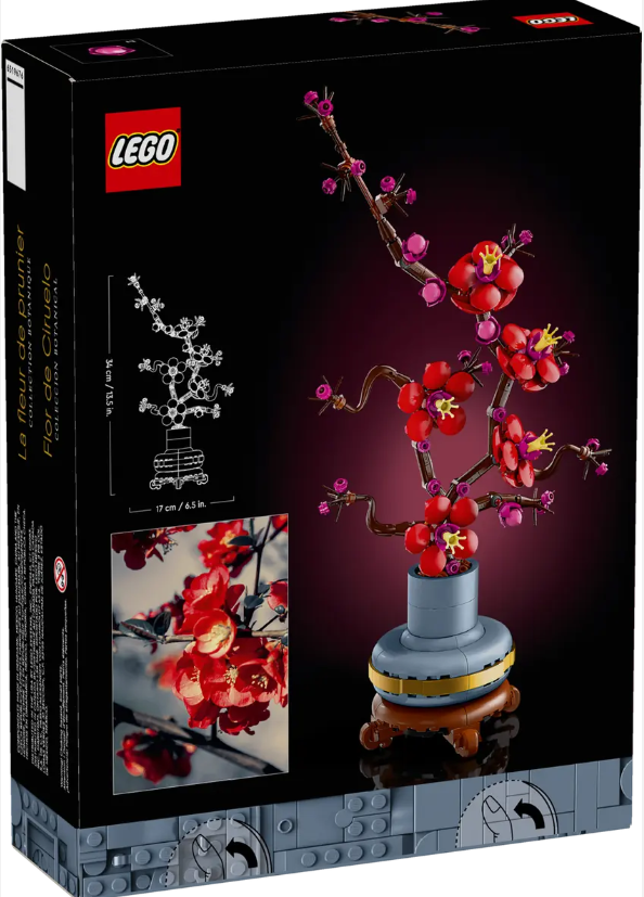 LEGO Plum Blossom 10369 | Botanical | 327 Pieces | Ages 18+ | K12 Education | STEM Kit