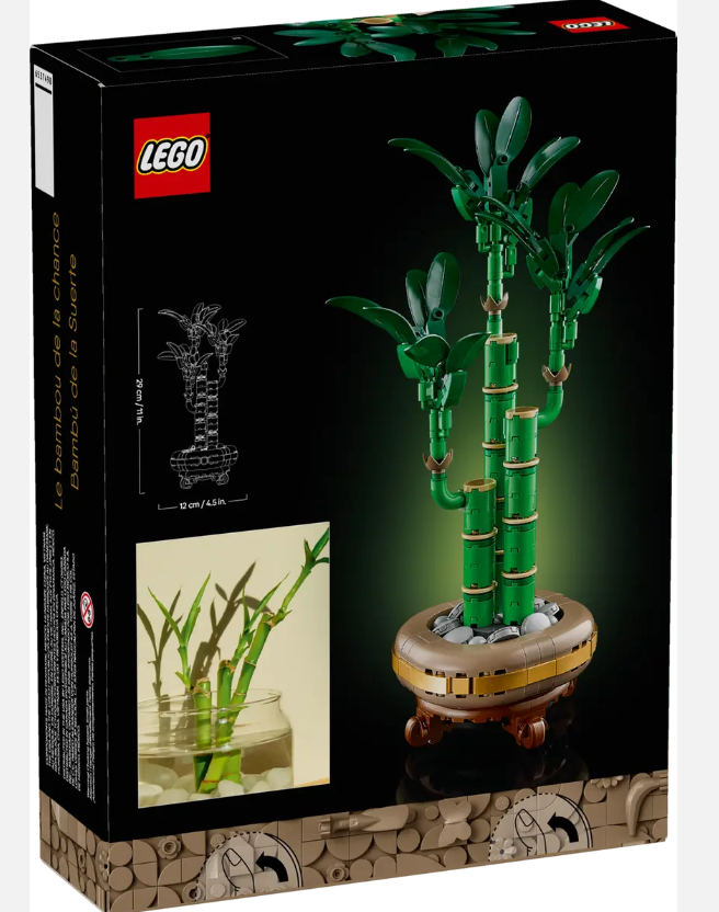 LEGO Lucky Bamboo 10344 | Botanical | 325 Pieces | Ages 18+ | K12 Education | STEM Kit