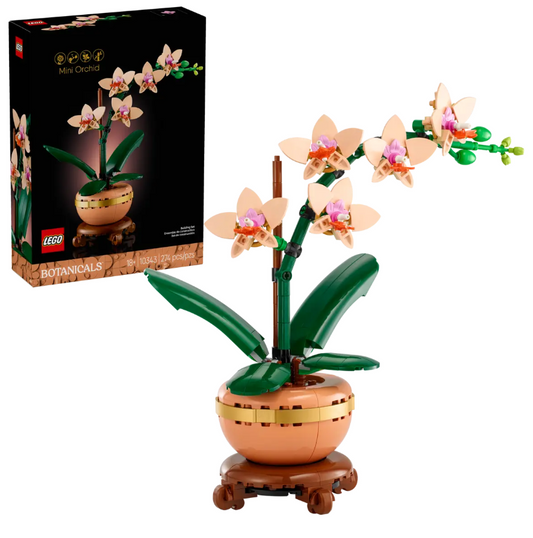 LEGO Mini Orchid 10343 | Botanical | 274 Pieces | Ages 18+ | K12 Education | STEM Kit