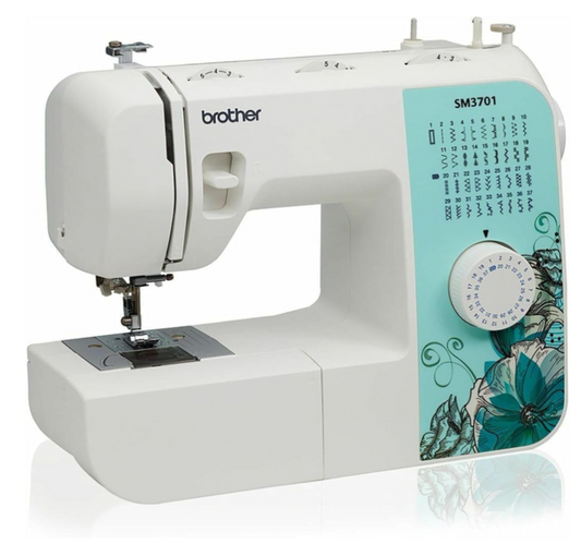 Brother SM3701 Sewing Machine | 12" x 5.8" x 15.3" | White