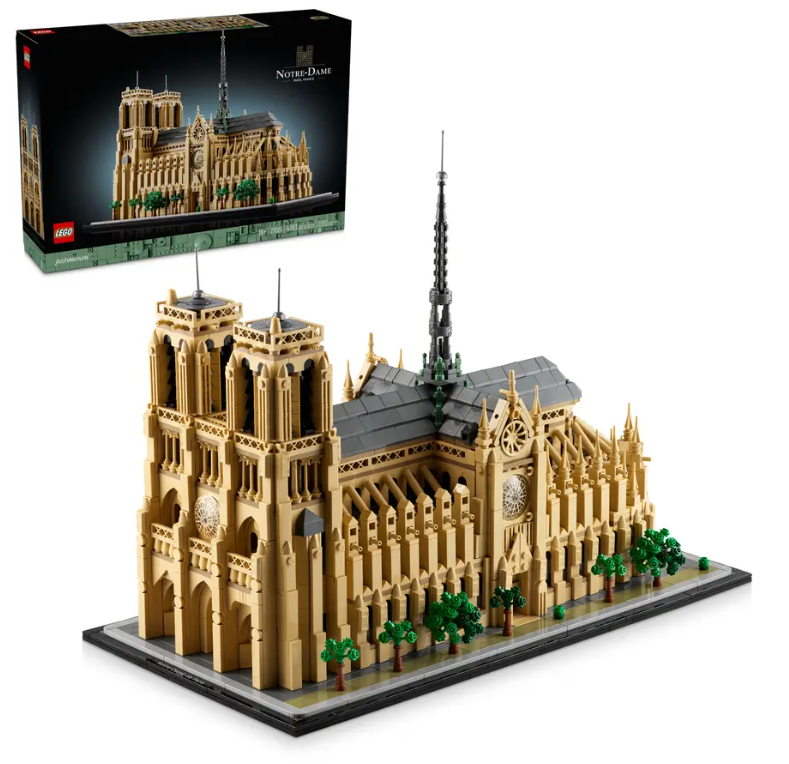 LEGO Notre-Dame de Paris 21061 | Historical Architecture | 4383 Pieces | Ages 18+ | K12 Education | STEM Kit