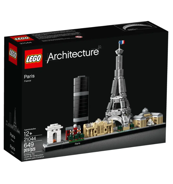 LEGO Paris 21044 | Historical Architecture | 649 Pieces | Ages 12+ | K12 Education | STEM Kit