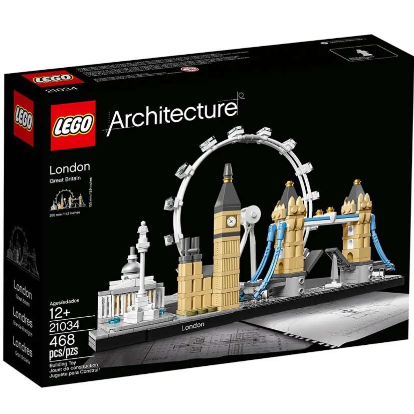 LEGO London 21034 | Historical Architecture | 468 Pieces | Ages 12+ | K12 Education | STEM Kit