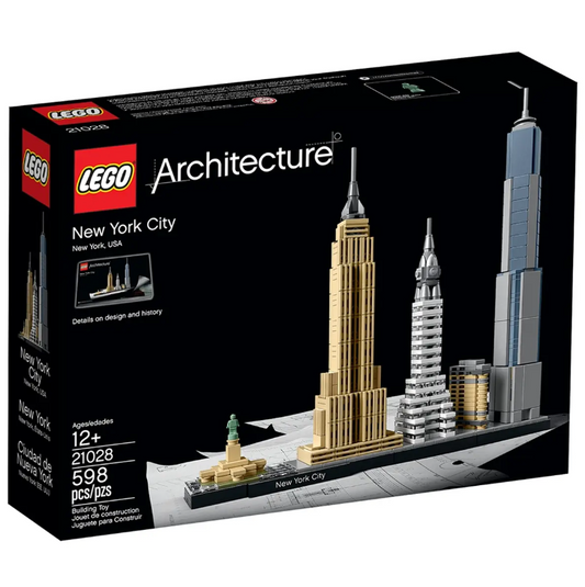 LEGO New York City 21028 | Historical Architecture | 598 Pieces | Ages 12+ | K12 Education | STEM Kit