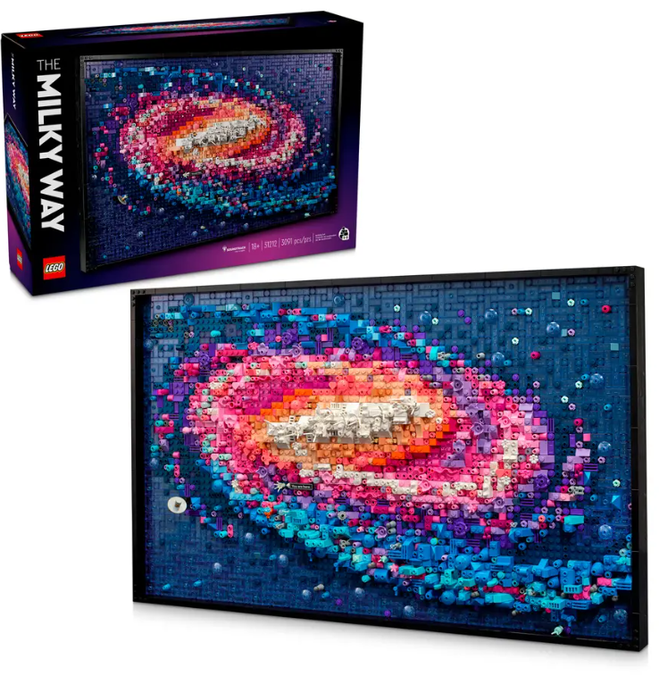 LEGO The Milky Way Galaxy 31212 | Space Science | 3091 Pieces | Ages 18+ | K12 Education | STEM Kit