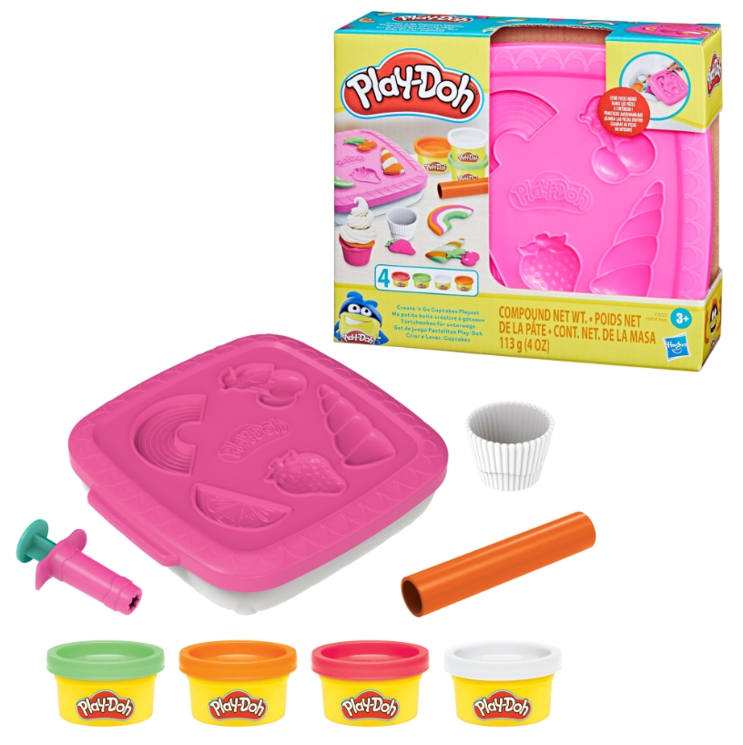 Play-Doh Create n Go Cupcakes | Sculpting Clay