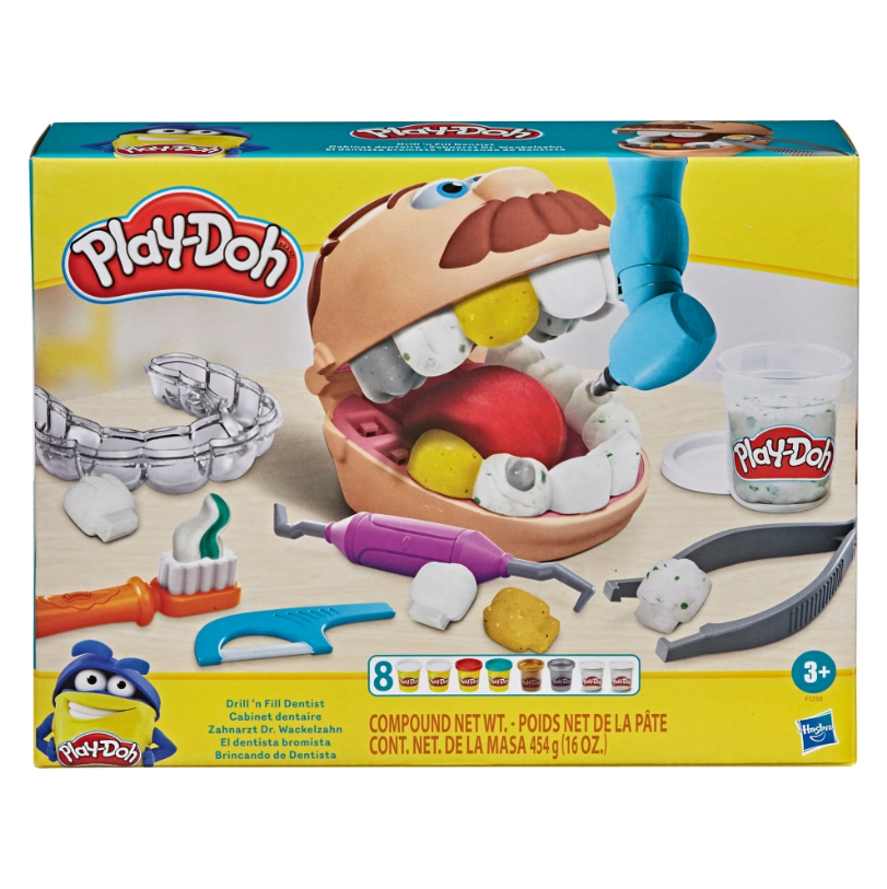 Play-Doh Drill 'n Fill Dentist | Sculpting Clay | 8-Cans