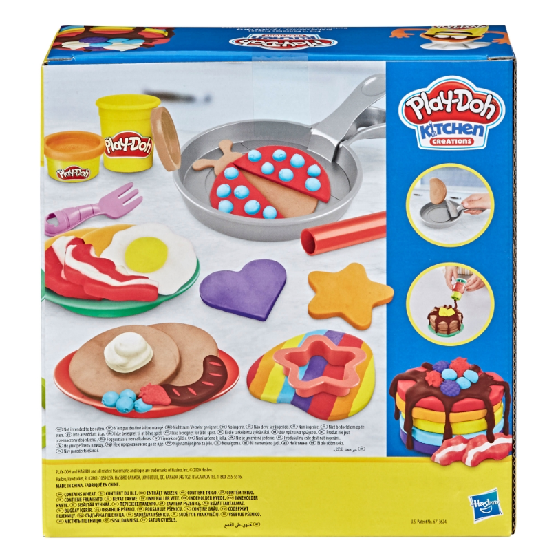 Play-Doh Kitchen Creations Flip 'n Pancakes | Sculpting Clay | 8-Cans