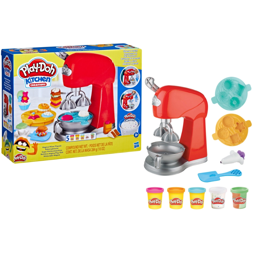 Play-Doh Kitchen Creations Magical Mixer | Sculpting Clay | 5-Cans