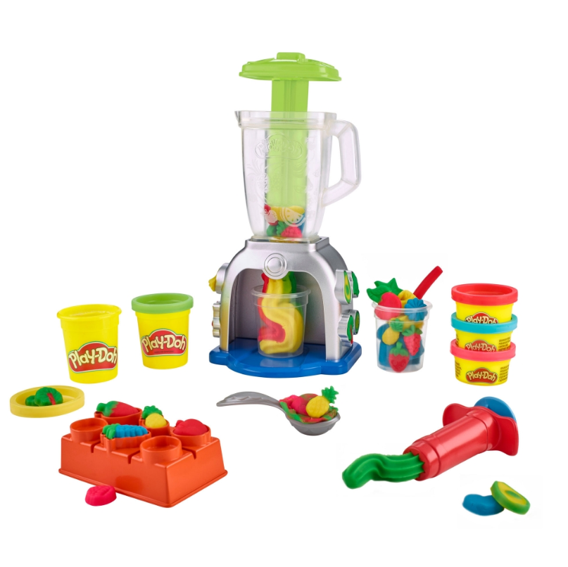 Play-Doh Swirlin' Smoothies Blender | Sculpting Clay | 5-Cans