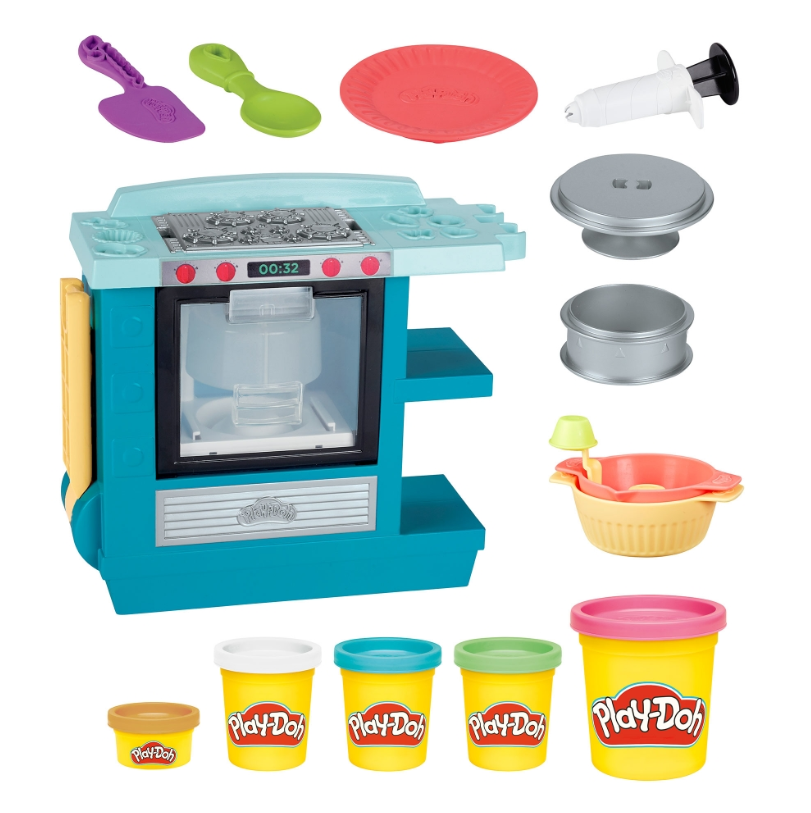 Play-Doh Kitchen Creations Rising Cake Oven | Sculpting Clay | 5-Cans