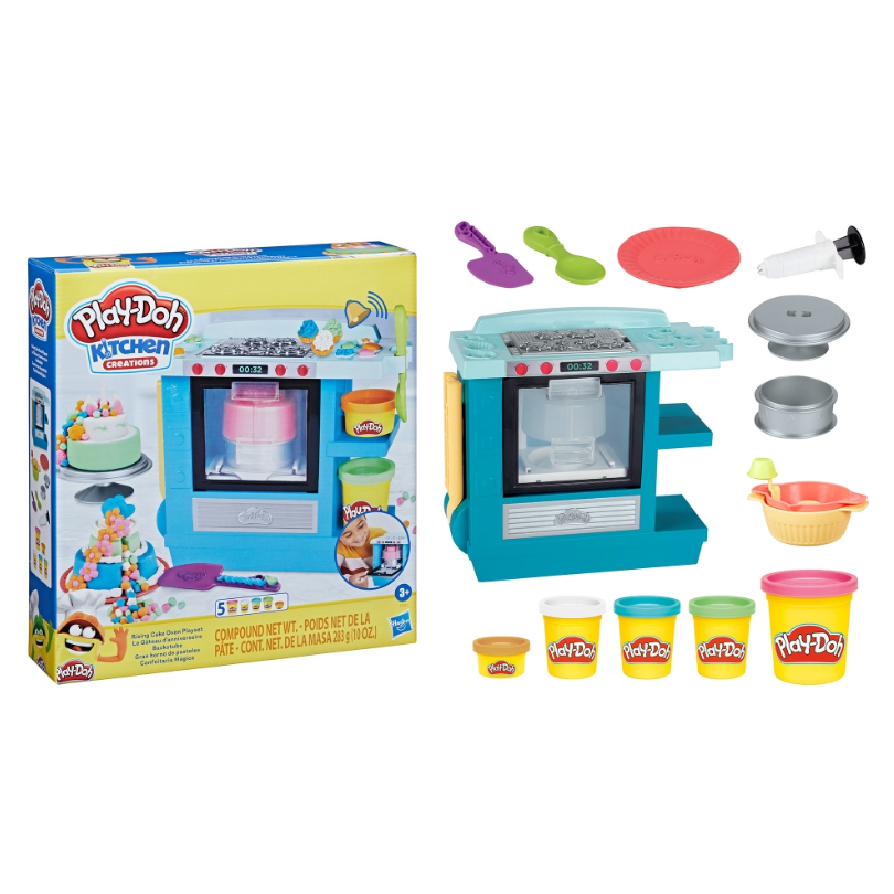 Play-Doh Kitchen Creations Rising Cake Oven | Sculpting Clay | 5-Cans