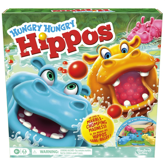 Hungry Hungry Hippos Board Game | Ages 4+ | STEM