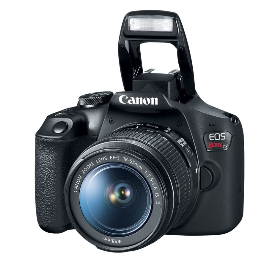 Canon EOS Rebel T7 DSLR Camera with 18- 55mm Lens | Built-in Wi-Fi | 24.1 MP CMOS Sensor | Full HD Videos