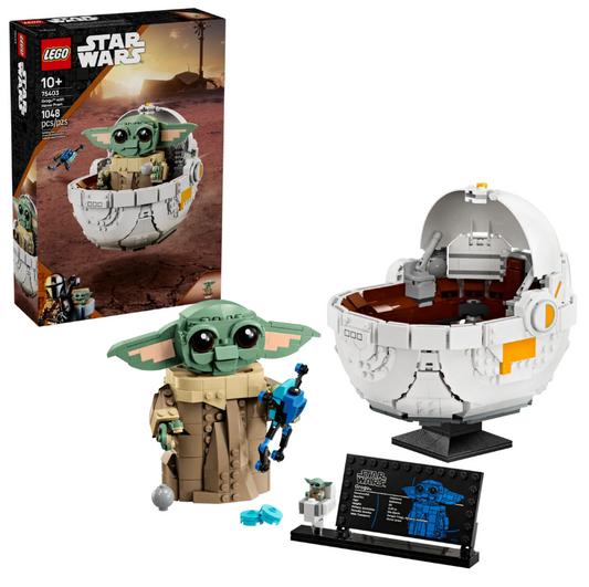 LEGO Grogu with Hover Pram 75403