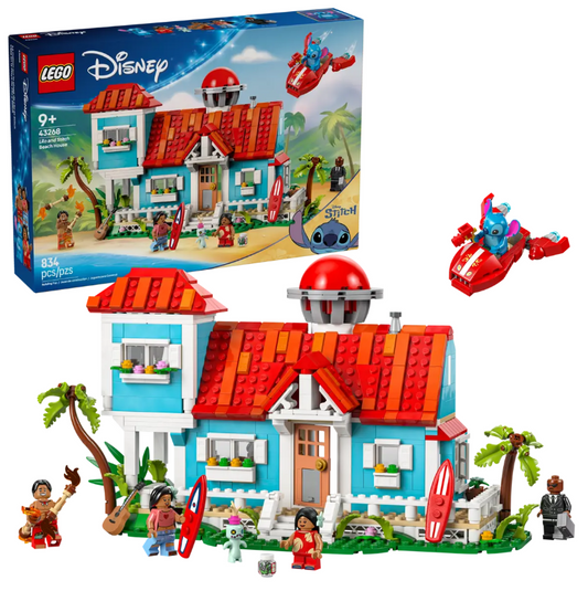 LEGO Disney Lilo and Stitch Beach House 43268