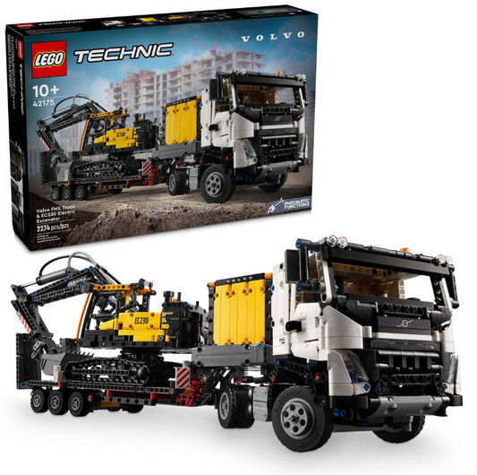 LEGO Volvo FMX Truck & EC230 Electric Excavator 42175