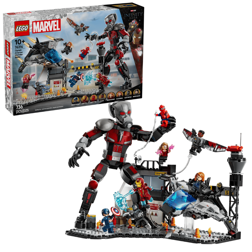 LEGO Marvel Captain America Civil War Action Battle 76314