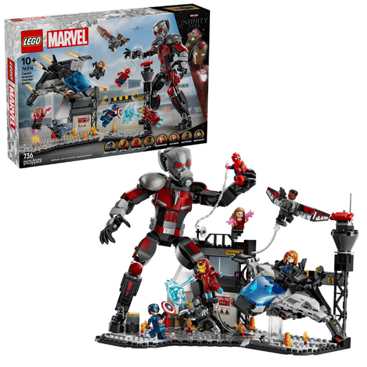 LEGO Marvel Captain America Civil War Action Battle 76314