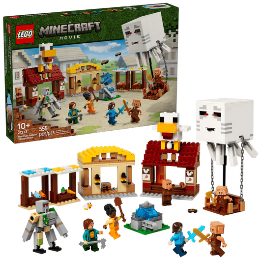 LEGO Minecraft The Ghast Balloon Village Attack 21273