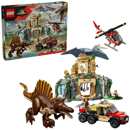 LEGO Jurassic World Spinosaurus & Quetzalcoatlus Air Mission 76976
