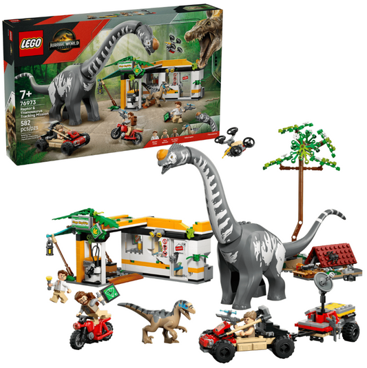 LEGO Jurassic World Raptor & Titanosaurus Tracking Mission 76973
