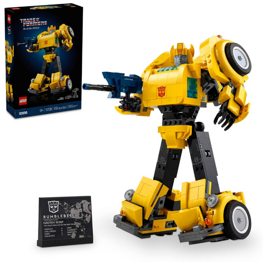 LEGO Icons Transformers Bumble Bee 10338