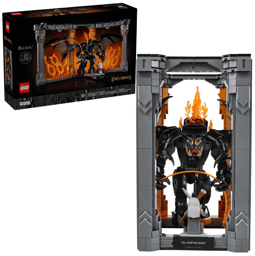 LEGO Icons The Lord of the Rings: Balrog Book Nook 10367