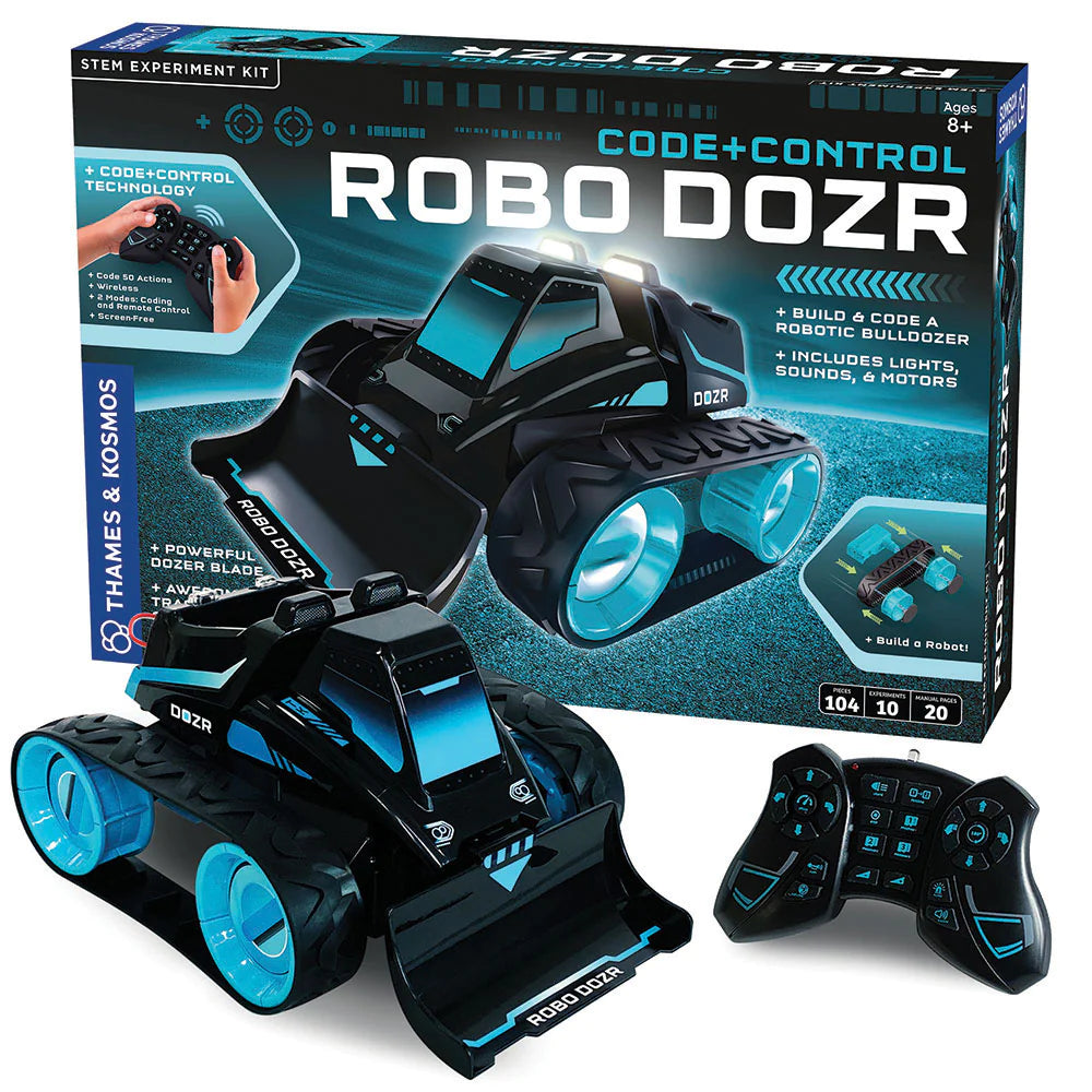 Code+Control: Robo Dozr | Ages 8+ | 104 Pieces | STEM Kit