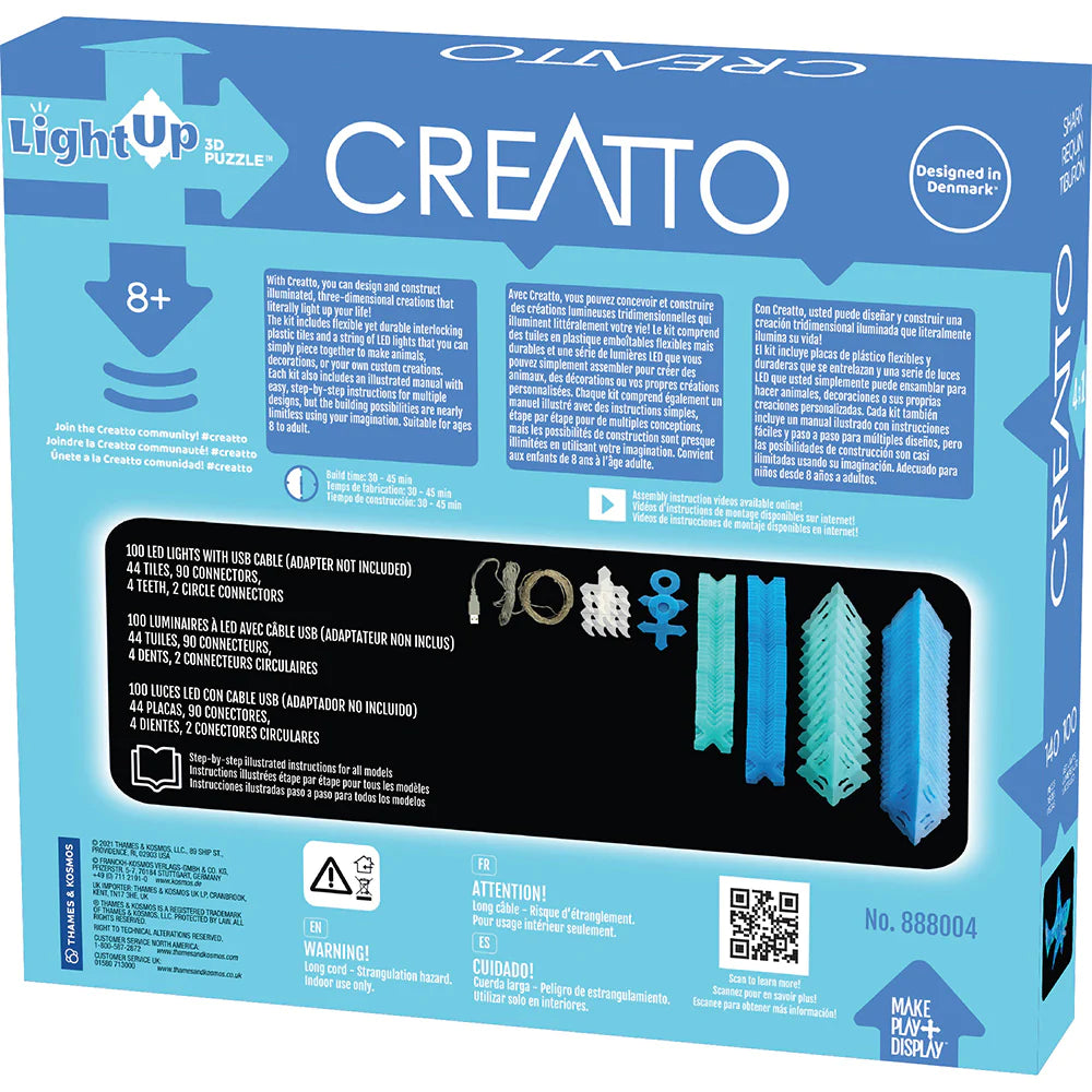 Creatto: Shimmer Shark & Ocean Pals | Ages 8+ | 140 Pieces | STEM Kit