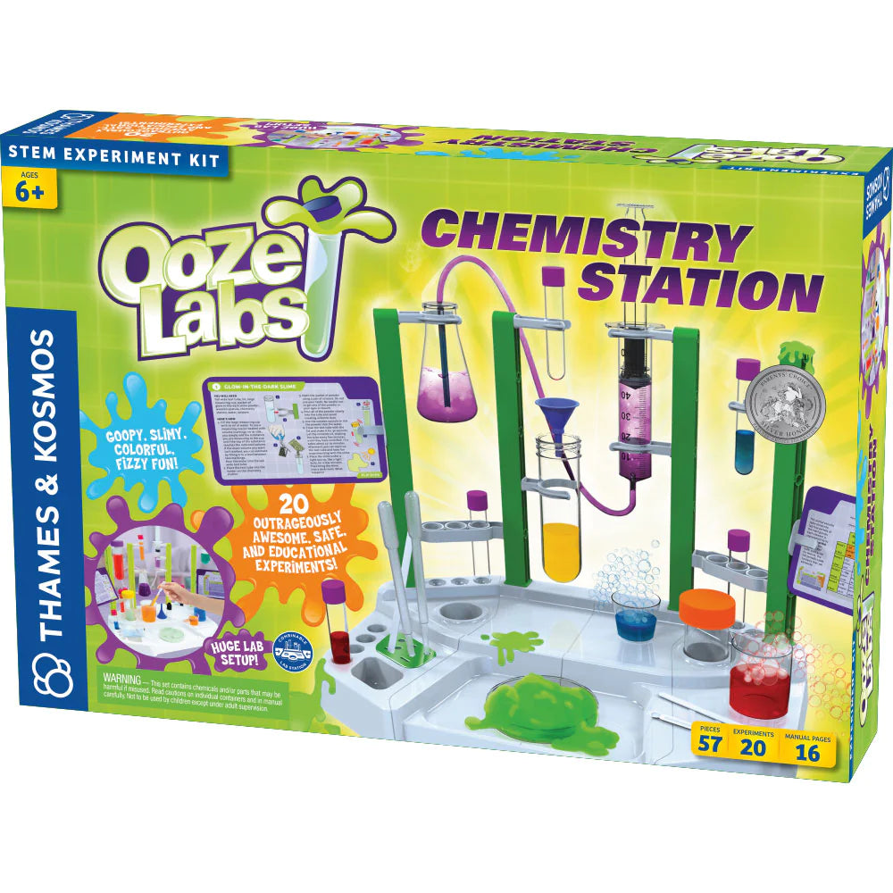 Ooze Labs Chemistry Station | Ages 6+ | 57 Pieces | STEM Kit