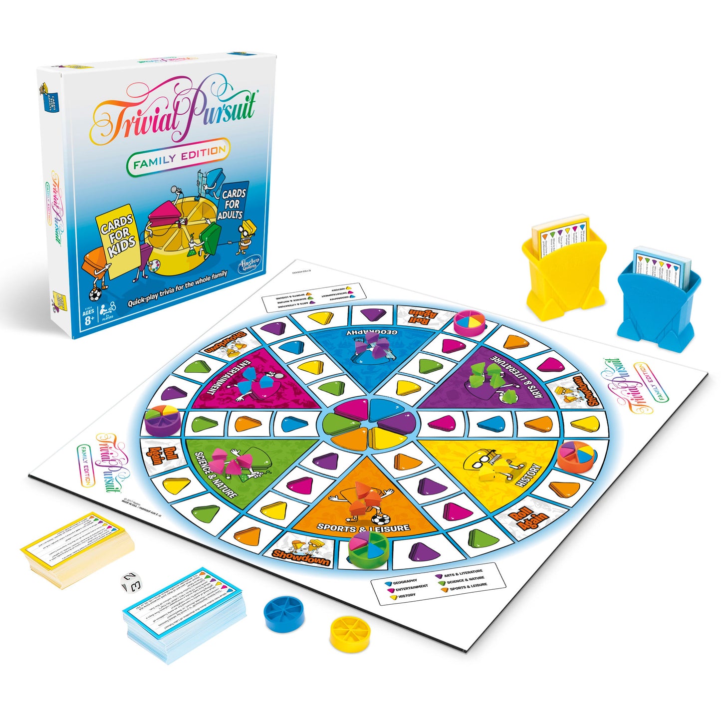 Trivial Pursuit Family Edition Board Game | Ages 8+ | STEM