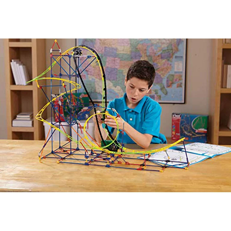 K'NEX Education - Explorations: Roller Coaster Building Set | 546 Pieces | STEM Education