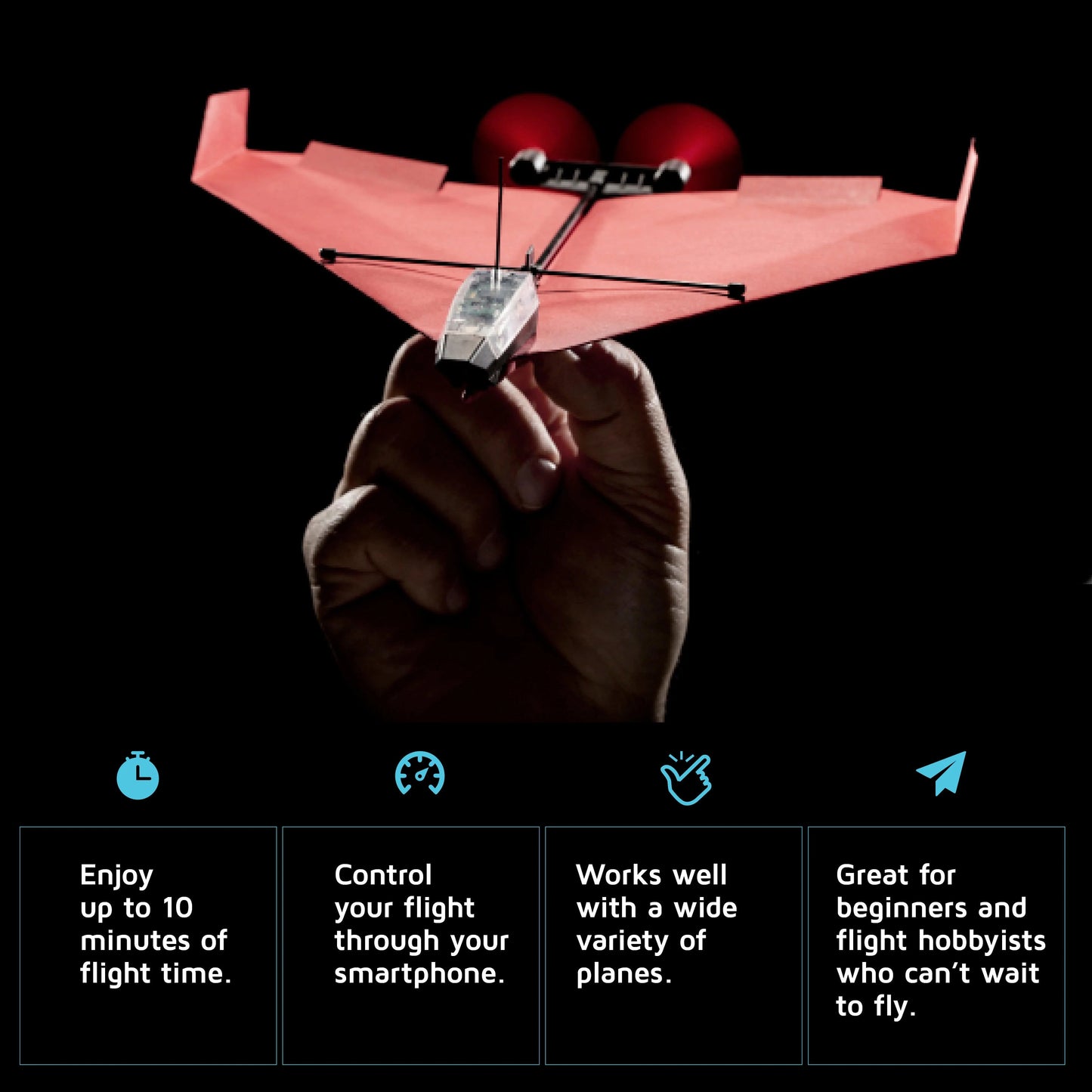 STEM Powerup 4.0 - Paper Airplane Clip-on Remote Control Motor System