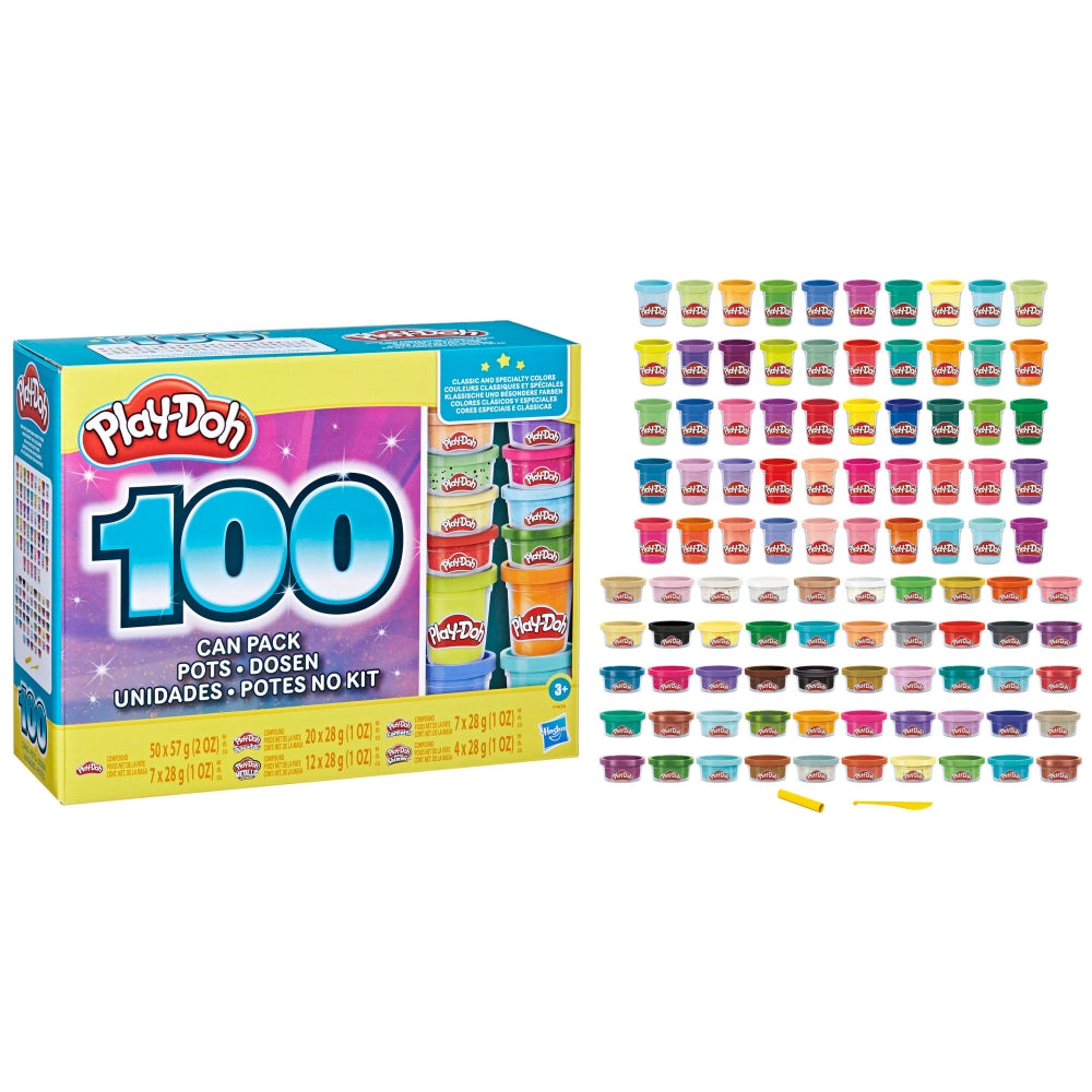 Play-Doh Wow 100 Compound Variety Pack | Sculpting Clay | 100 Cans