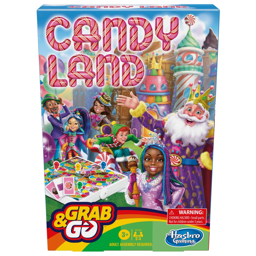 Grab and Go Candyland Board Game - Portable Travel Game | Ages 3+ | STEM