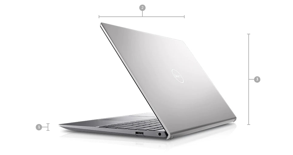 REFURBISHED: Dell Inspiron 13 Laptop - (Small physical size) Upper Mid Performance Laptop (11th Gen i5, 512GB SSD, 16GB RAM, Integrated Graphics, 13in Screen)