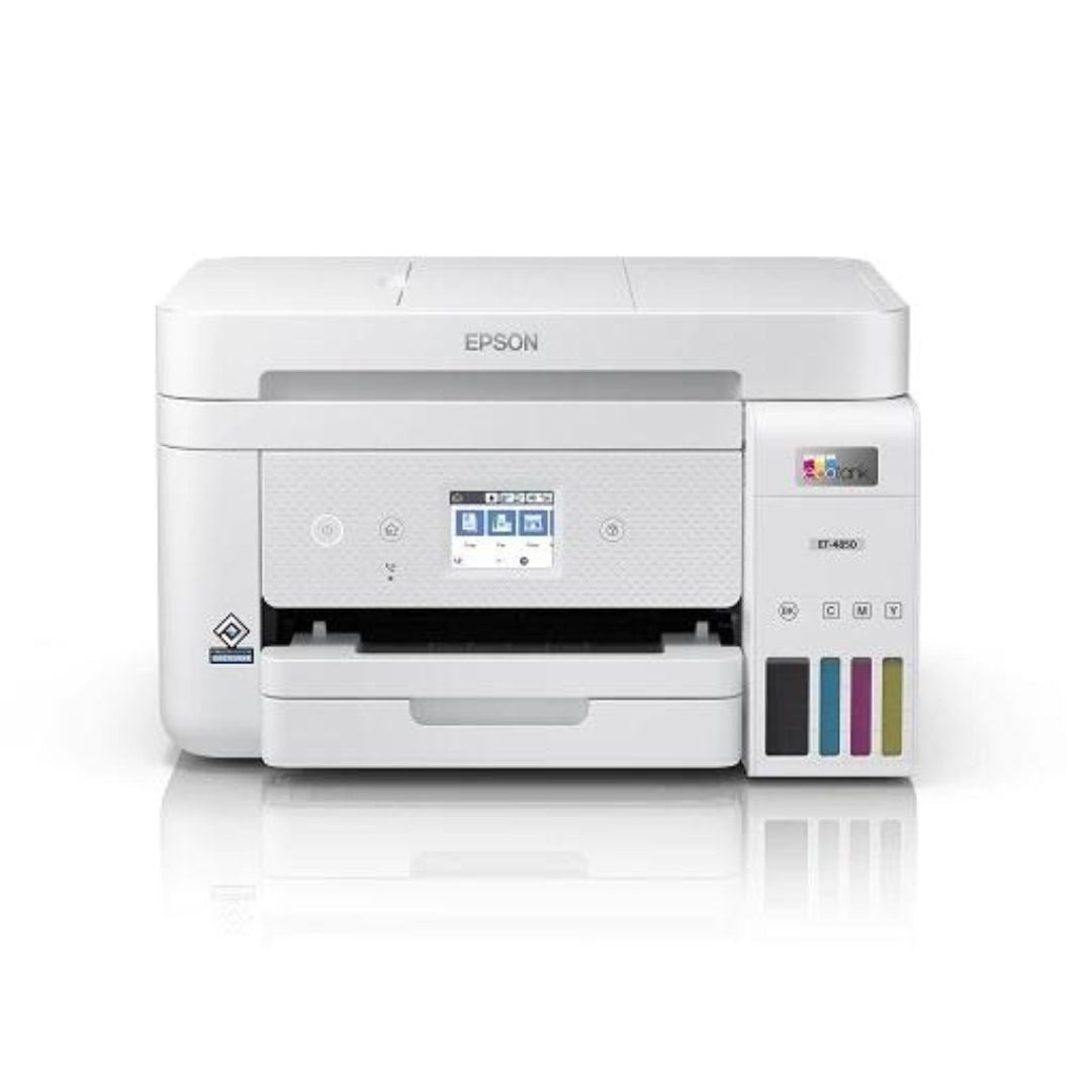 Epson EcoTank All-in-One Cartridge-Free Supertank Printer (ET-4850) - White