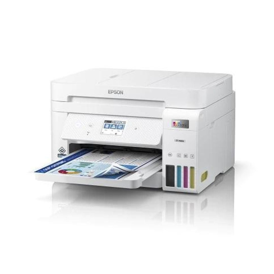 Epson EcoTank All-in-One Cartridge-Free Supertank Printer (ET-4850) - White