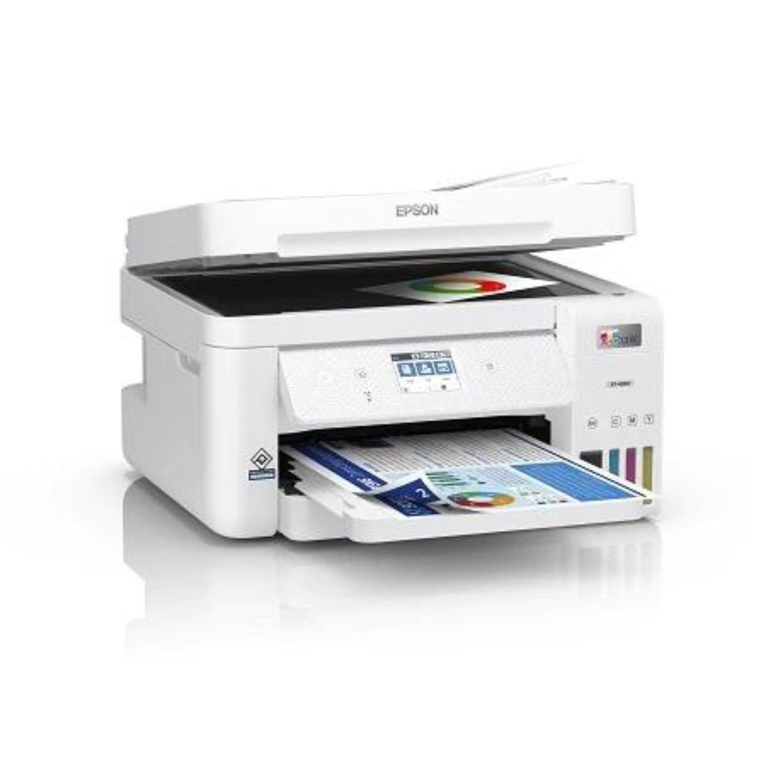 Epson EcoTank All-in-One Cartridge-Free Supertank Printer (ET-4850) - White