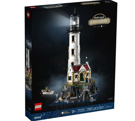 LEGO Motorized Lighthouse 21335 | STEM Education | Spatial Engineering | Dexterity Therapy | Social Studies & Architecture | Special Parts Kit | K12 Education