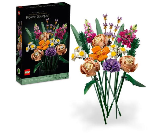 LEGO Flower Bouquet 10280 | STEM Education | Spatial Engineering | Dexterity Therapy | Botanical Studies | Special Parts Kit | K12 Education